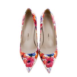 [KUHEE] Pumps Flower 8156-1_9cm _ Pumps Women's High Heels, Wedding, Party shoes, Handmade, Cowhide _ Made in Korea